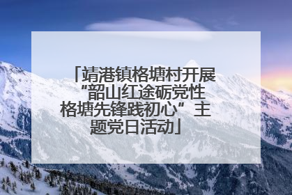 靖港镇格塘村开展“韶山红途砺党性 格塘先锋践初心”主题党日活动