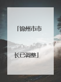 锦州市市长已调整