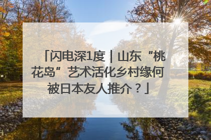 闪电深1度｜山东“桃花岛”艺术活化乡村缘何被日本友人推介？