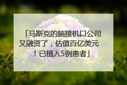 马斯克的脑接机口公司又融资了，估值百亿美元！已植入5例患者