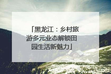 黑龙江：乡村旅游多元业态解锁田园生活新魅力