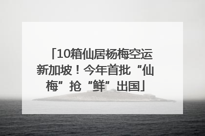 10箱仙居杨梅空运新加坡！今年首批“仙梅”抢“鲜”出国