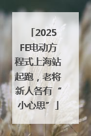 2025FE电动方程式上海站起跑，老将新人各有“小心思”