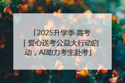 2025升学季·高考｜爱心送考公益大行动启动，AI助力考生赴考