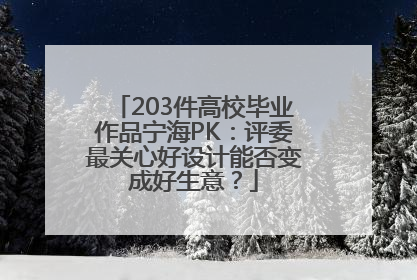 203件高校毕业作品宁海PK：评委最关心好设计能否变成好生意？