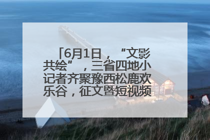 6月1日，“文影共绘”，三省四地小记者齐聚豫西松鹿欢乐谷，征文暨短视频大赛精彩启幕！