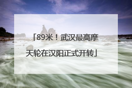89米！武汉最高摩天轮在汉阳正式开转